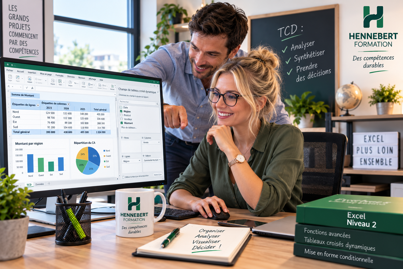 Formation Excel intermédiaire en présentiel et en visio